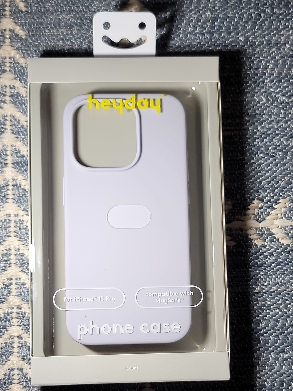 heyday Lavender Purple Silicone iPhone 15 Pro Case - MagSafe Compatible
